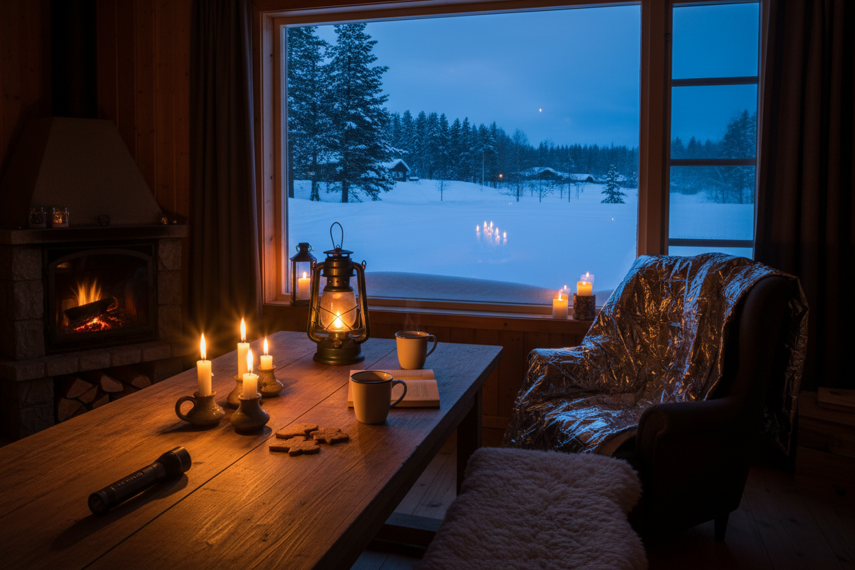 Vinterberedskap hemma: ljus, värme och laddning
