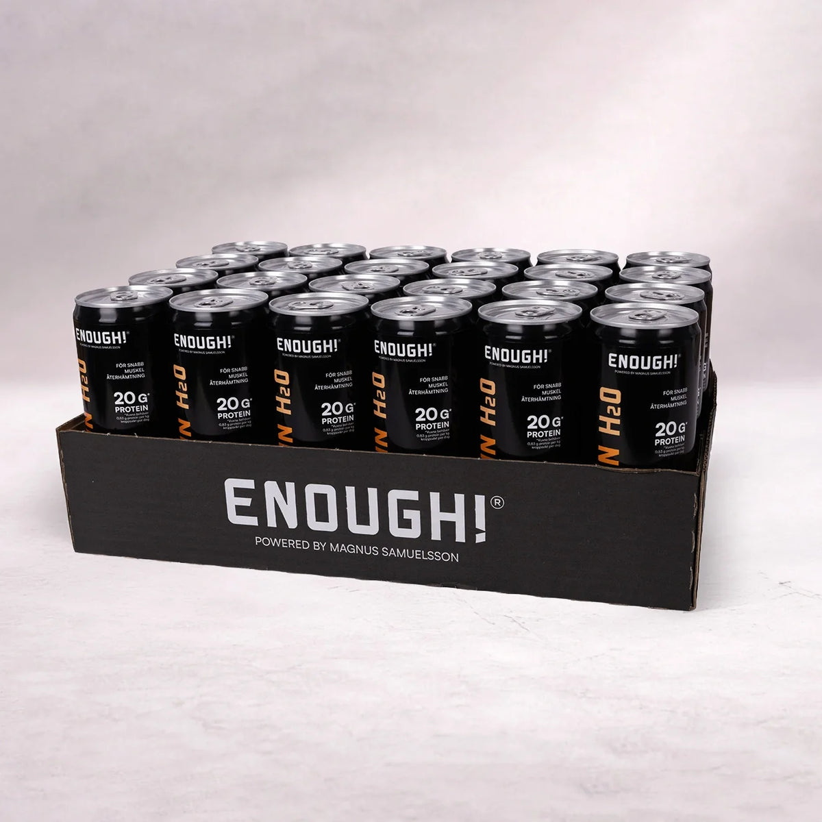 Enough Proteinvand Klementin 24-pak