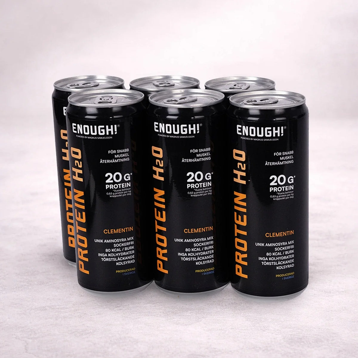 Enough Proteinvand Klementin 6-pak