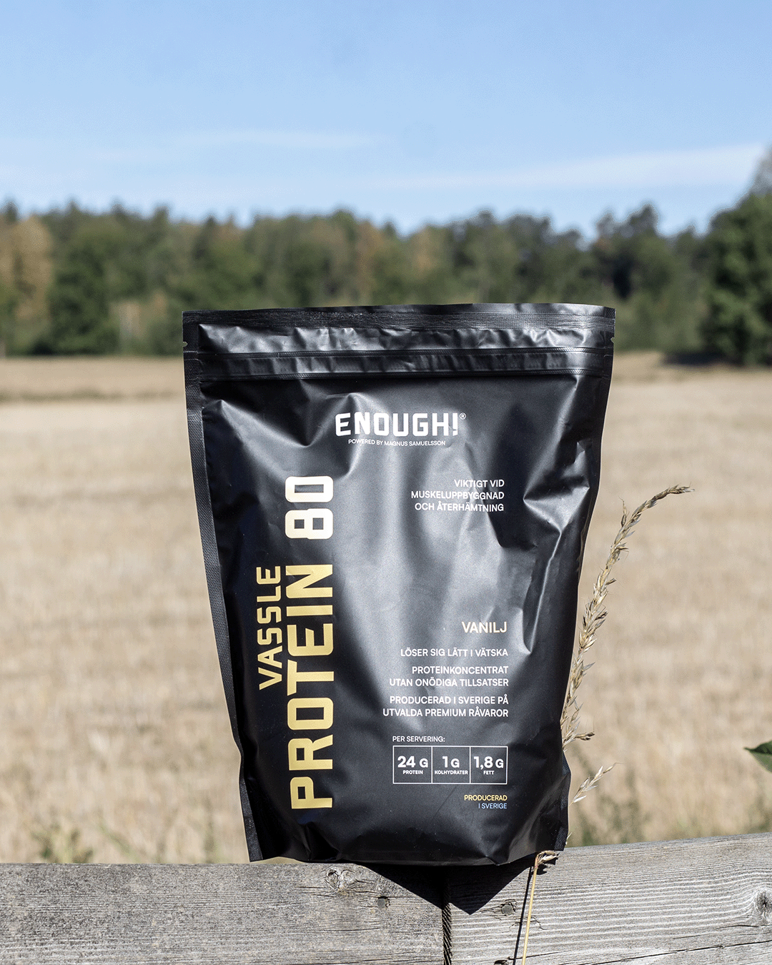 Enough Proteinkoncentrat 80 Vanilje 1 kg