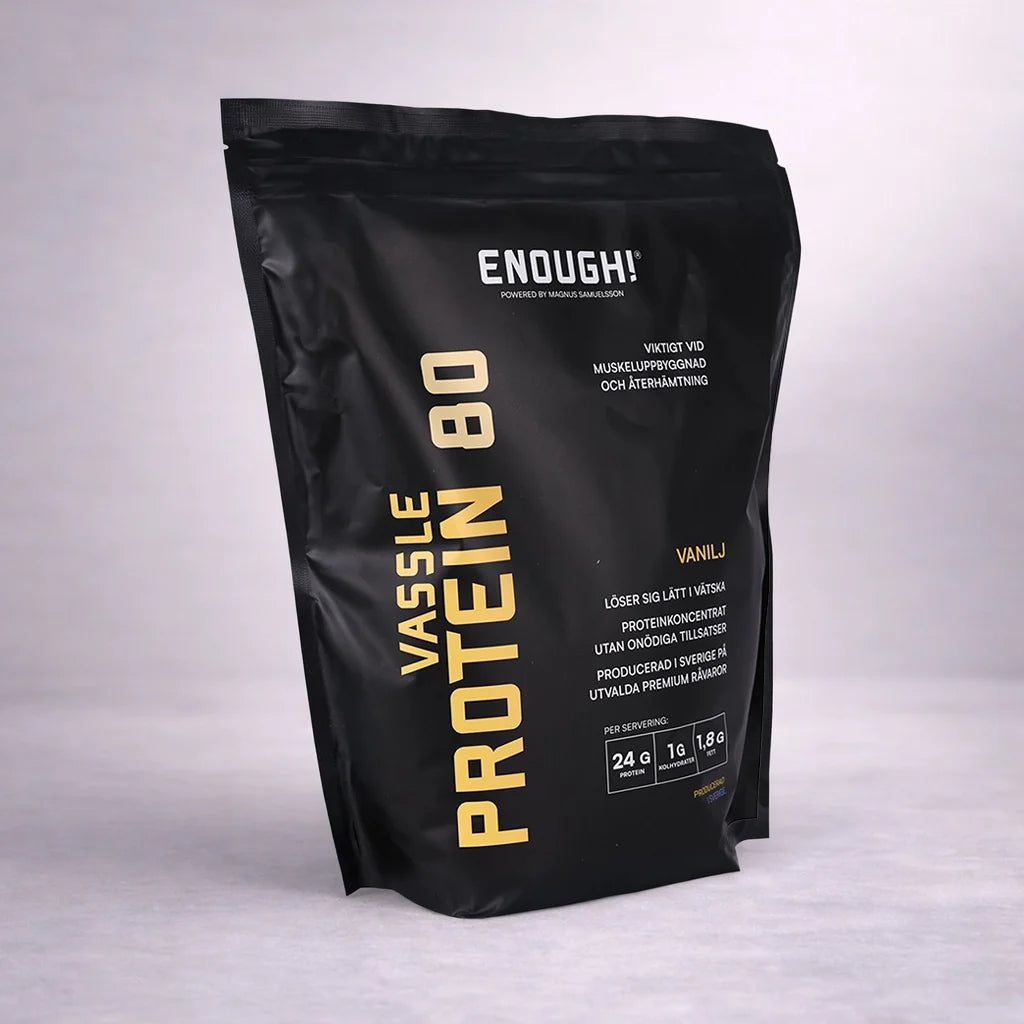 Enough Proteinkoncentrat 80 Vanilje 1 kg